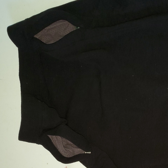 Ibex women's black wool A frame strech skirt with side zip pockets - Picture 4 of 10